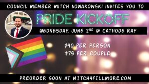Pride Kickoff Happy Hour with Mitchell Nowakowski! @ Cathode Ray Buffalo