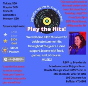 Join Us for Play the Hits with Jeanne Vinal! @ Island Park