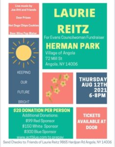 Join Us for a Fundraiser in support of Laurie Reitz for Evans Councilwoman! @ Herman Park