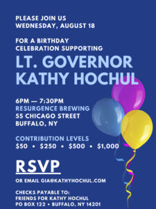 Celebrate Kathy Hochul's Birthday! @ Fontana's Grove
