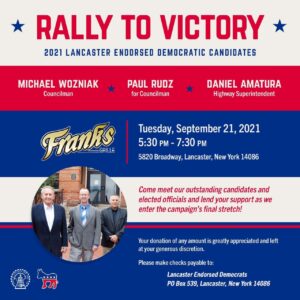 Lancaster Endorsed Democrats Rally to Victory @ Frank's Grille