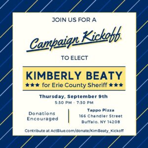 Campaign Kickoff to Elect Kim Beaty as Sheriff @ Tappo Pizza