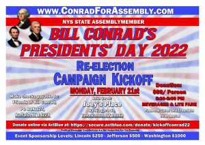 Assemblymember Bill Conrad's Re-election Campaign Kickoff @ Joey's Place