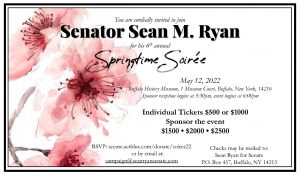 Join Senator Sean Ryan for his 6th Annual Springtime Soiree! @ Buffalo History Museum