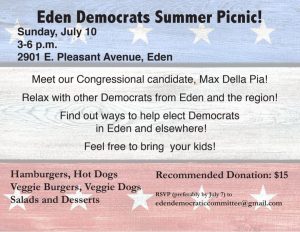 Eden Democrats Summer Picnic