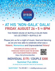 Mayor Byron Brown's "Non-Gala" Gala @ The Powerhouse at Buffalo Color Park