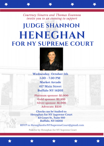 Heneghan for NY Supreme Court @ Market Arcade