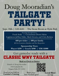 Doug Mooradian's Tailgate Party @ The Stone Room at Hyde Park