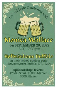 Oktoberfest with Assemblymember Monica Wallace @ Hofbrauhaus Buffalo