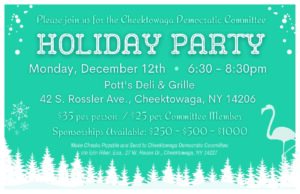 Cheektowaga Democratic Committee Holiday Party @ Pott's Deli & Grille