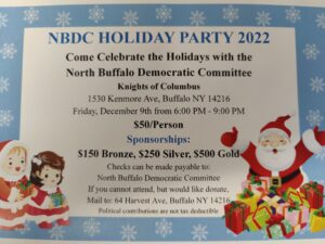 Celebrate the Holidays with the North Buffalo Democratic Committee @ Knights of Columbus