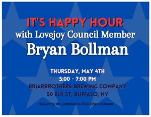 Lovejoy Council Member Bryan Bollman Happy Hour @ Briar Brothers Brewing Company