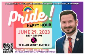 Mitch Nowakowski Pride Happy Hour @ 26 Allen St.