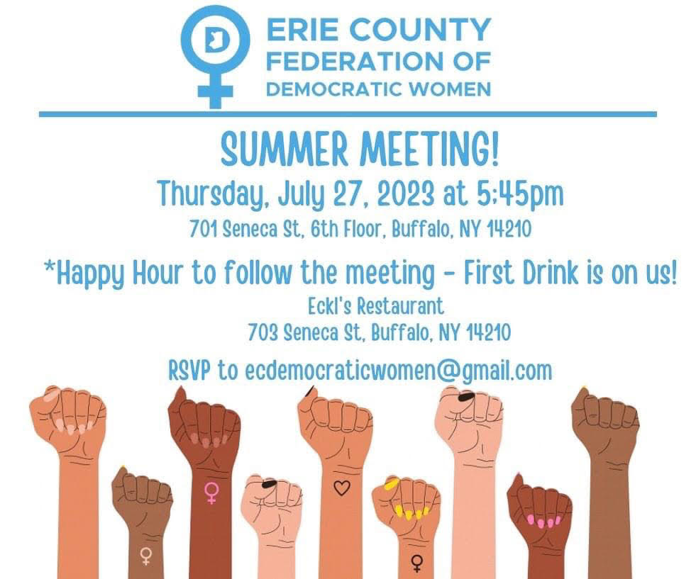 Erie County Federation of Democratic Women Summer Meeting