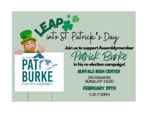 Leap into St. Patrick's Day with Assemblymember Pat Burke @ Buffalo Irish Center