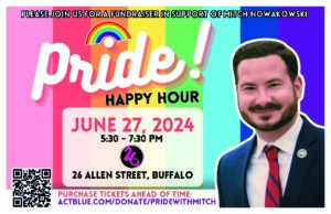 Pride Happy Hour Fundraiser in support of Mitch Nowakowski