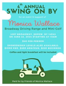 Par-tee fundraiser with Assemblymember Monica Wallace! @ Broadway Driving Range and Mini Golf